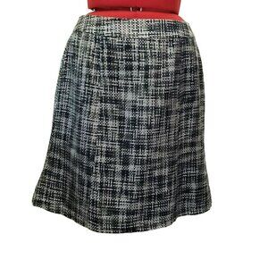 Chadwicks Tweed Skirt, Knee Length, Back Zip, Sz 16, Classic Professional
